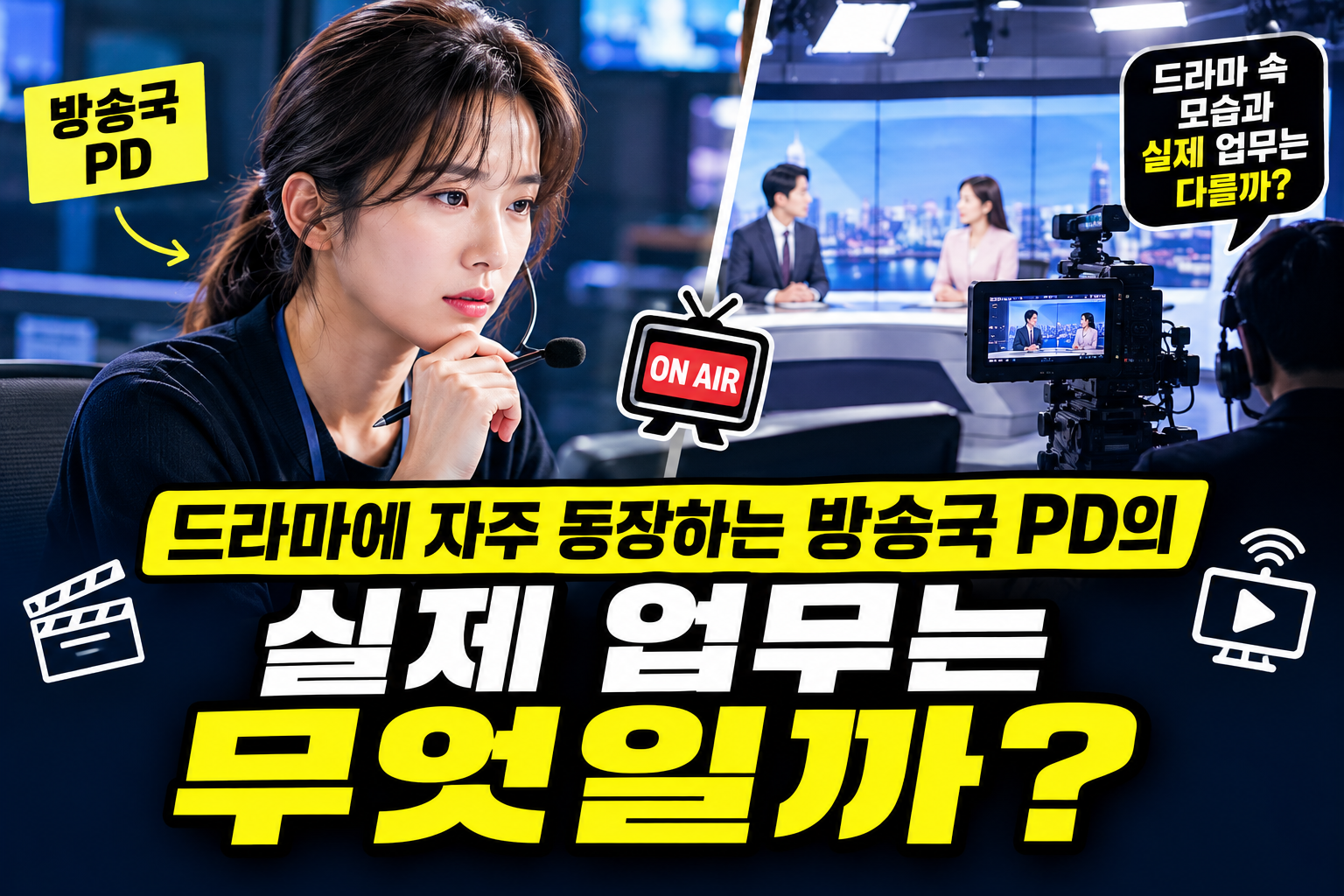 방송국 pd의 실제 업무 썸네일