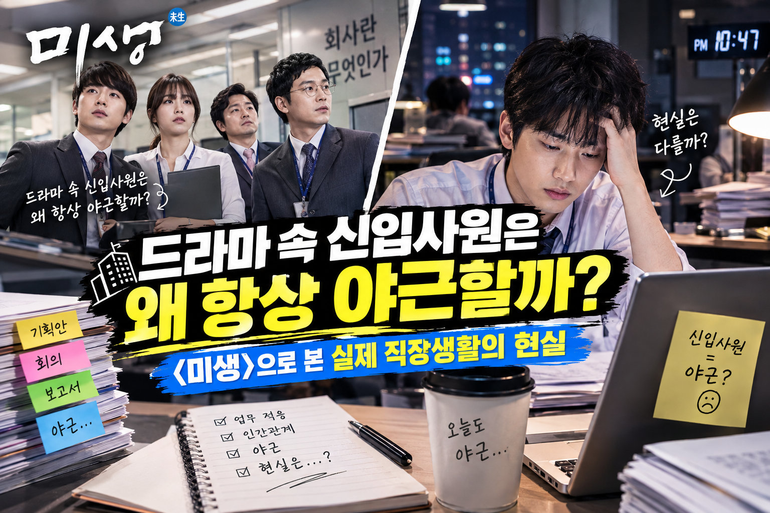 드라마 "미생"으로 보는 현실과 방송의 직장인 차이