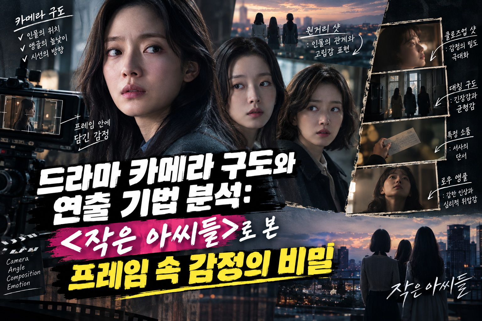 드라마 카메라 구도와 연출기법을 "작은 아씨들"에 관한 썸네일