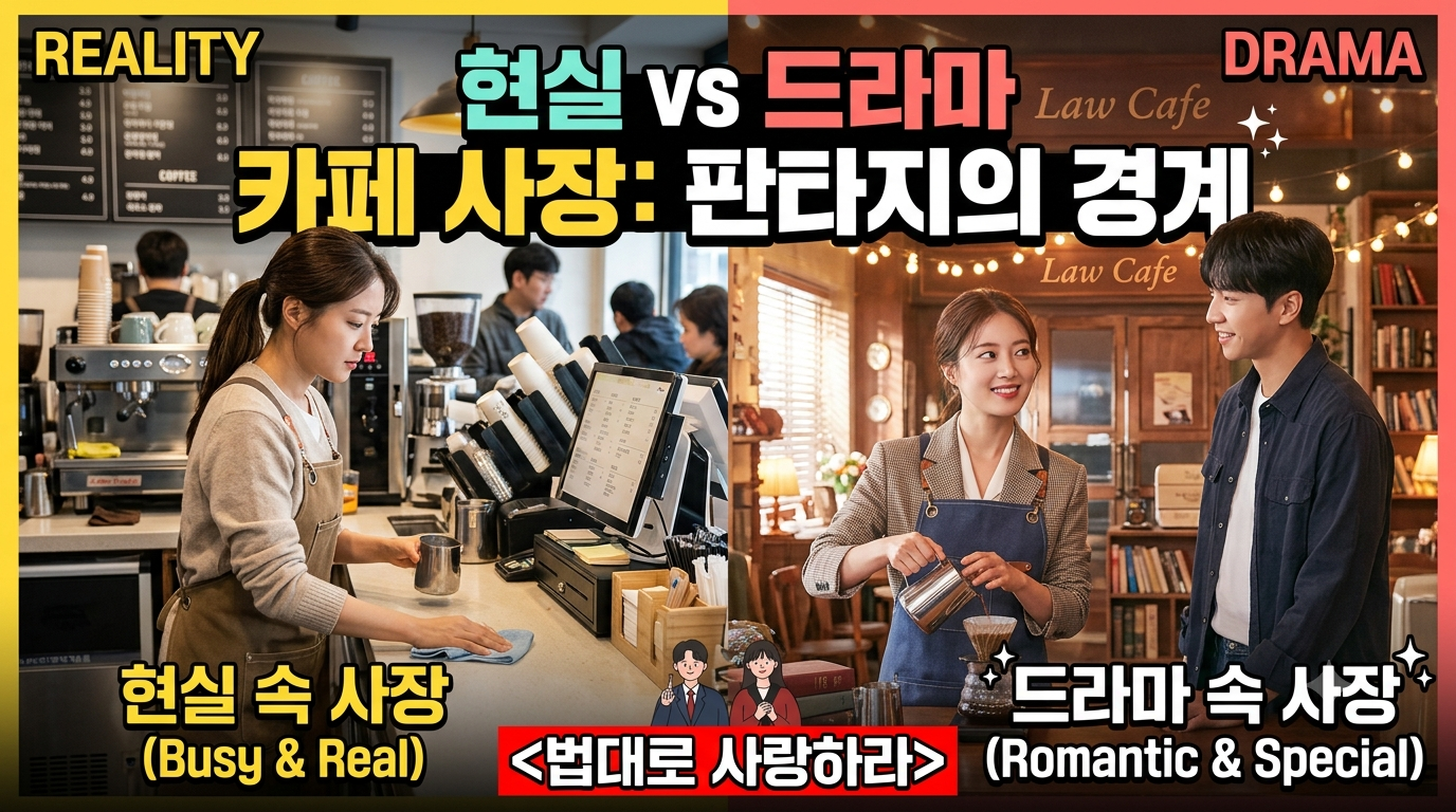 현실 속 카페 사장 vs 드라마 속 카페 사장: 로 보는 일상과 판타지의 경계